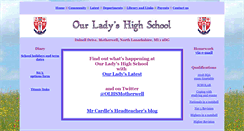 Desktop Screenshot of ourladyshighschool.co.uk